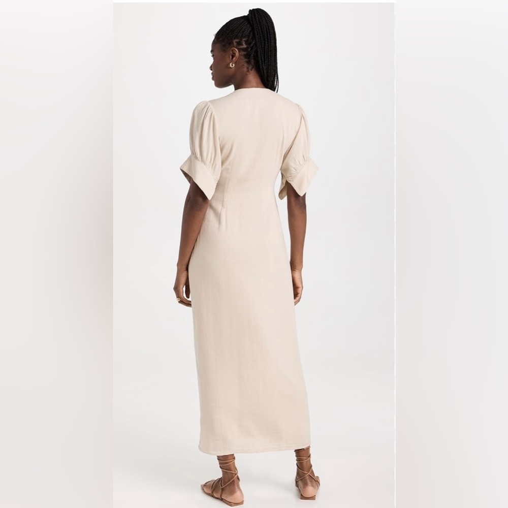 Free People Vintage Midi Dress in bone - Picture 2 of 4